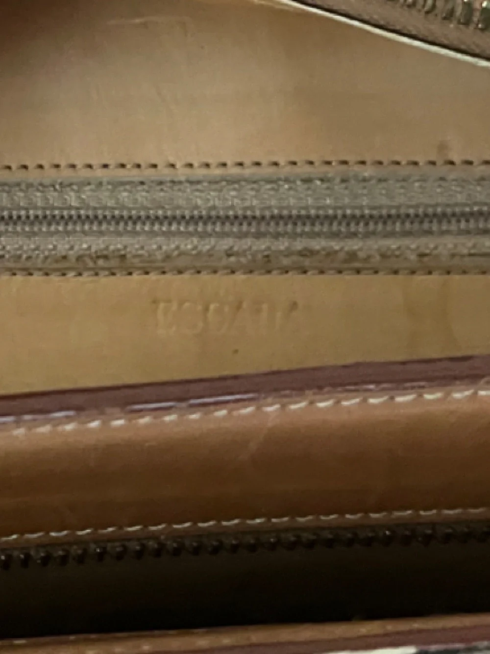 Vintage 90’s Escada Brown and Tan Paisley Crossbody Bag